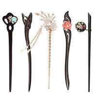 Dovewill 5pcs Vintage Women Lady Retro Vintage hair stick Headwear Hair Accessories