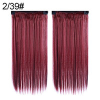 Afco Women Wig,Fashion Full Head Clip-on Hair Extensions Long Straight Hairpiece Cosplay Daily Party Wig Natural