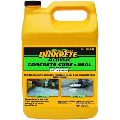 Quikrete Concrete Cure And Seal Satin Finish Concrete Sealer