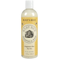 Burt's Bees Baby Bee Shampoo & Wash, Fragrance Free 12 oz