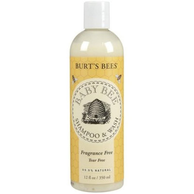 Burt's Bees Baby Bee Shampoo & Wash, Fragrance Free 12 oz