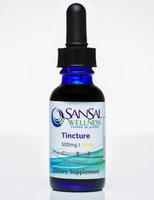 San Sal Pure Hemp Oil Drops for Pain-Anxiety 500mg Tincture Citrus