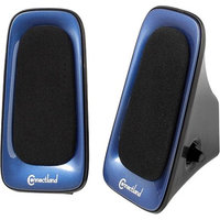 SYBA CLSPK20098 2x3W Multimedia Speaker System for Music Blue and Black