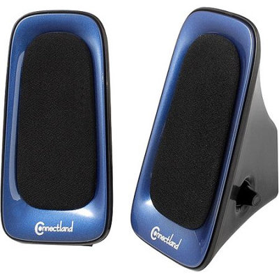 SYBA CLSPK20098 2x3W Multimedia Speaker System for Music Blue and Black