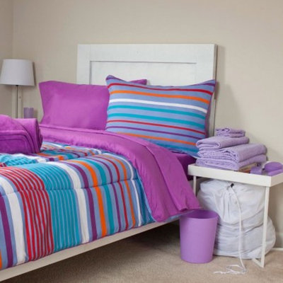 Somerset Home Kids Bedroom and Bathroom Comforter Towels Set, Capri