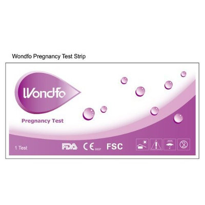 Wondfo HCG Pregnancy Test Strips-10 Count