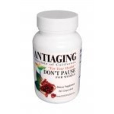 Don’t Pause for Menopause Vaginal Dryness, Dry Skin, Dry Eyes, Hot Flashes, Night Sweats, Mood Swings, Sleeplessness, Weight Loss, Aging, Body Pains.