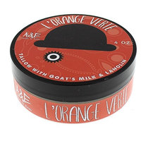 Ariana & Evans Goat's Milk and Lanolin Shaving Soap, L'Orange Verte