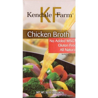 Kendale Farm Broth Kendale Farm All Natural Gluten & MSG Free Chicken Broth 32 Oz. Easy Open Container (Pack of 4)