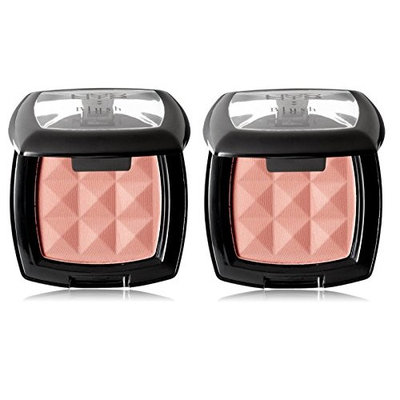 NYX Cosmetics Powder Blush, Dusty Rose, 0.14oz (Pack of 2) + FREE Assorted Purse Kit/Cosmetic Bag Bonus Gift
