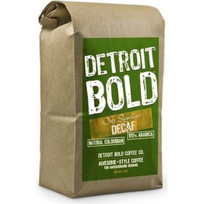 Detroit Bold Coffee Decaf Colombian Caf © Signature 8 oz. bag