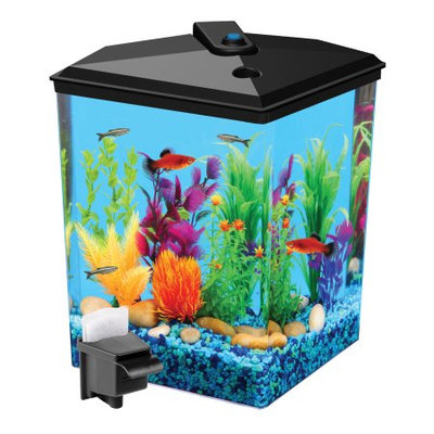 Aqua Culture Aquaculture 2.5 gal Corner Aquarium Kit