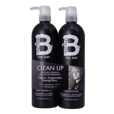 Tigi Bed Head Men Clean Up Shampoo & Conditioner DUO Pack, 25.36-ounce Each
