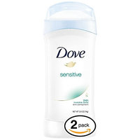 Dove Antiperspirant Deodorant (2.6 Ounce,2 count, Sensitive Skin)