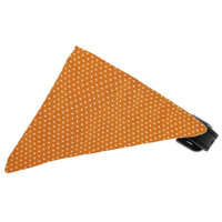 Sun Kissed Yellow Swiss Dots Bandana Pet Collar Black Size 10