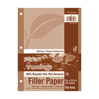 Pacon Ecology Recycled Filler Paper - 150 Sheets - Printed - Letter 8
