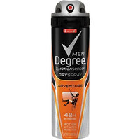 Degree Men Dry Spray Antiperspirant, Adventure 3.8 oz (Pack of 10)