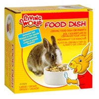 RC Hagen 61670 Living World Ceramic Dish for Rabbits