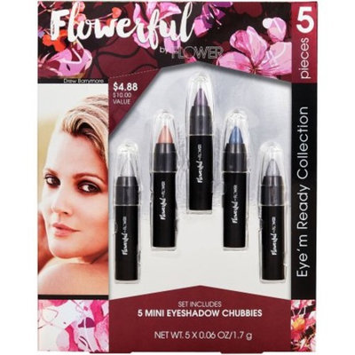 FLOWER Beauty Flowerful Eye'm Ready Collection Mini Eyeshadow Chubbies Gift Set, 5 pc