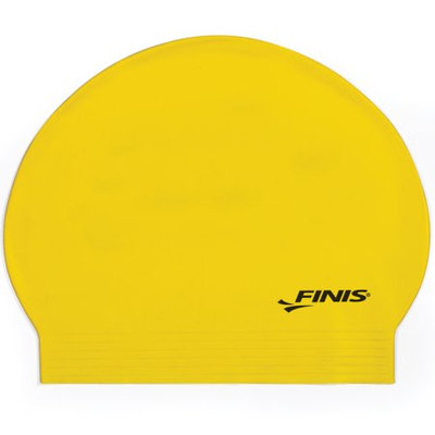 Finis Latex Solid Swim Cap Yellow