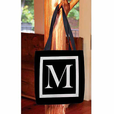Thumbprintz - Classic Block Monogram Tote Bag