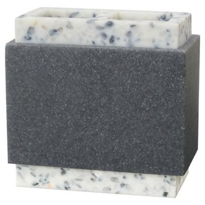 Marcello Stone Toothbrush Holder Gray - Allure®