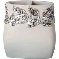 Saturday Knight, Ltd. Mainstays Silver Leaves Toothbrush Holder