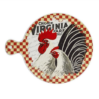 Checkered Chicken Trivet