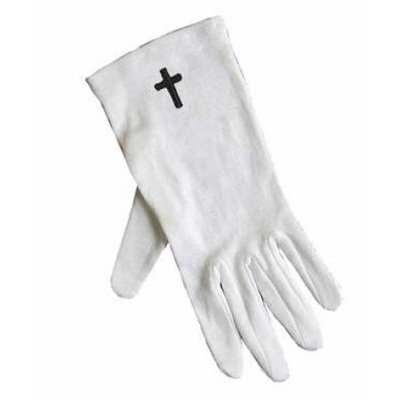 Swanson Christian Supply 150406 Gloves Usher With Cross Only Large