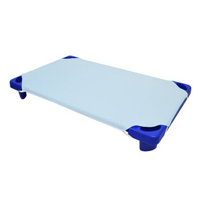 American Baby Company Percale Cotton Standard Day Care Cot Sheet, Blue, 23
