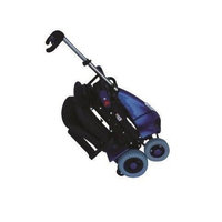 Solax Mobility - Mobie Plus - Folding Travel Scooter - 4-Wheel - Blue - PHILLIPS POWER PACKAGE TM - $500 VALUE