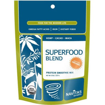 Navitas Naturals Superfood Blend Protein Smoothie Mix, 8 oz