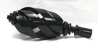 TOUGH GUY 3EDN5 Flue Scraper, Dia 2 1/4,1/4 FNPT, Length 7