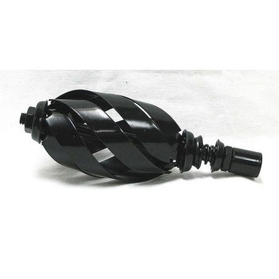 TOUGH GUY 3EDN5 Flue Scraper, Dia 2 1/4,1/4 FNPT, Length 7