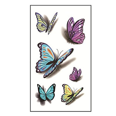 BEAUTYBIGBANG 1 Sheet 3D Waterproof Temporary Tattoo Stickers Designs Flash Temporary Tattoo Neck tattoos Body Art