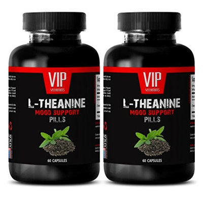 Theanine green tea - L-THEANINE MOOD SUPPORT - Mental boost - 2 Bottles 120 capsules