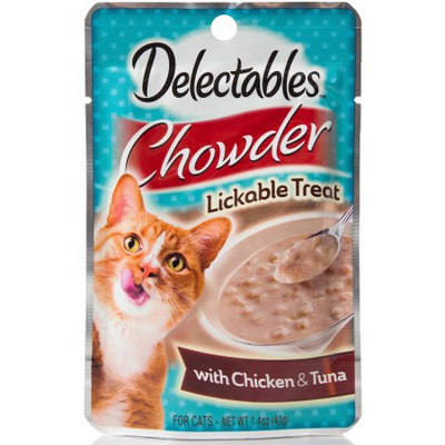 Hartz Delectables Lickable Chowder Chicken & Tuna Cat Treats