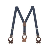 Suspender Store Y-Back Button Suspenders - 1-Inch Wide