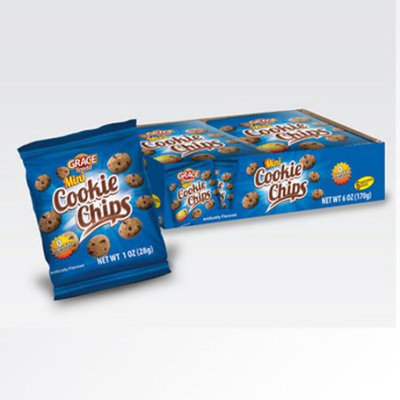 Xel-ha,llc Grace mini chocolate chips cookie 1 oz (6 Cookies) - Galletas de chocolate (Pack of 4)
