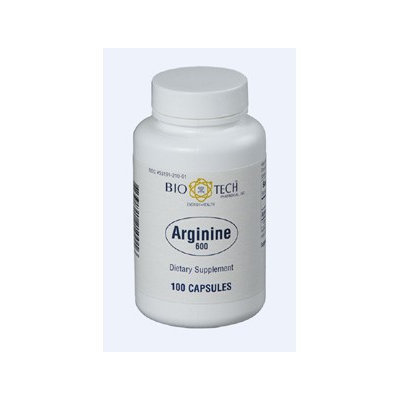 Arginine 600 mg 100 caps by Bio-Tech