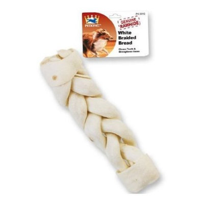 DDI 1186220 White Rawhide Braided Bread Case Of 12