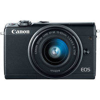 Canon EOS M100 Mirrorless Digital Camera with EF-M 15-45mm camera Kit - Black