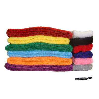Kenz Laurenz Sweatbands 250 Terry Cotton Sports Headbands Sweat Absorbing Head Band You Pick Colors