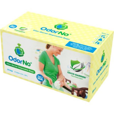 Odor No Odor-No Odor Barrier 2-Gallon Baby Multi-Layer Waste Disposal Bags (20 Count)