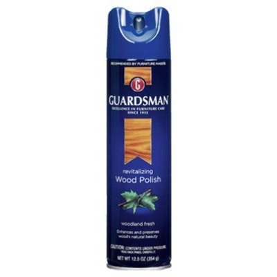 Guardsman Clean & Polish For Wood Furniture - Woodland Fresh - 12.5 oz - Silicone Free, UV Protection - 460100
