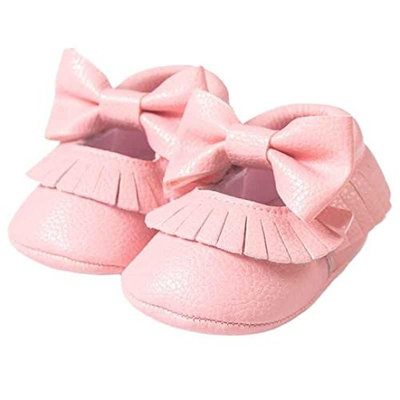 Ouneed Fashion Cute Newborn Baby Boy Girl Baby Soft Shoes Soft Soled Non-slip Footwear Crib Shoe