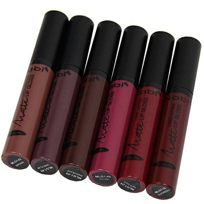 (6 pack) Nabi Matte Lipgloss *GOTHIC CHIC*