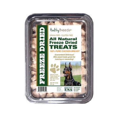Healthy Breeds 840235146124 8 oz Doberman Pinscher All Natural Freeze Dried Treats Chicken Breast