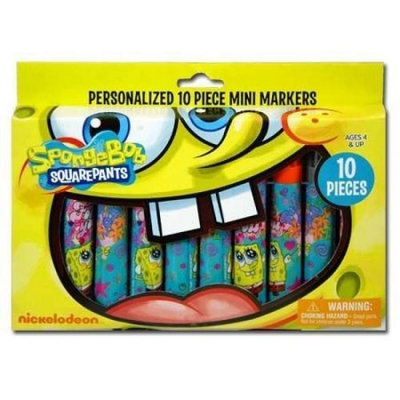 DDI 914266 Spongebob 10Pk Mini Marker