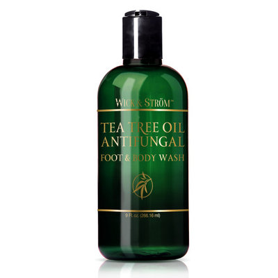 Antifungal Soap w/ Tea Tree Oil & Active Ingredient Proven Clinically Effective in Athletes Foot, Jock Itch & Ringworm Treatment. (2 Bottles) Helps Body Acne & Odor